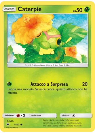 Caterpie #1 — Ombre Infuocate