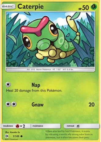 Caterpie #1 — Sun & Moon