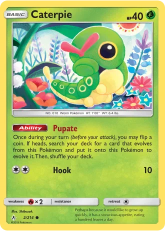 Caterpie #2/214 — Unbroken Bonds