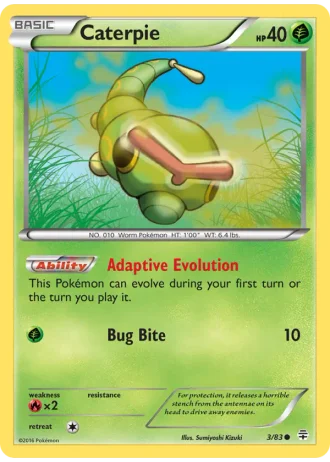 Caterpie #3/83 — Generazioni