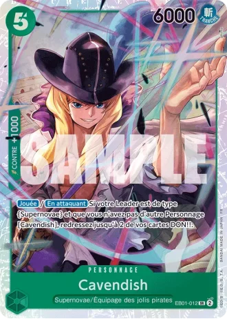 Cavendish (EB01-012) (Reprint) — ONE PIECE CARD THE BEST vol.2 (PRB02)