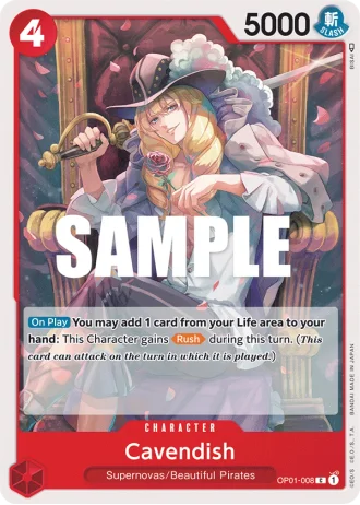 Cavendish (OP01-008) — Romance Dawn (OP01)