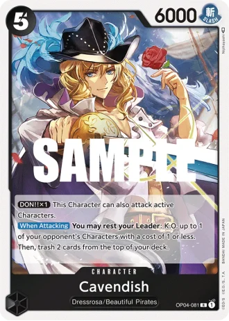 Cavendish (OP04-081) — Kingdoms of Intrigue (OP04)