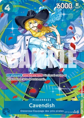 Cavendish (OP10-045) (Alternative Art) — Sang Royal (OP10)