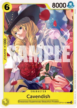 Cavendish (OP10-105) (Reprint) — One Piece Card The Best Vol.2(PRB02)