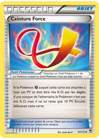 Ceinture Force #91/111 — Poings Furieux