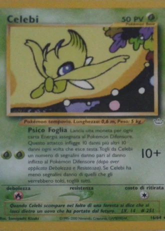 Celebi (1ª Edizione) #16/64 — Neo Revelation (1ª Edizione)