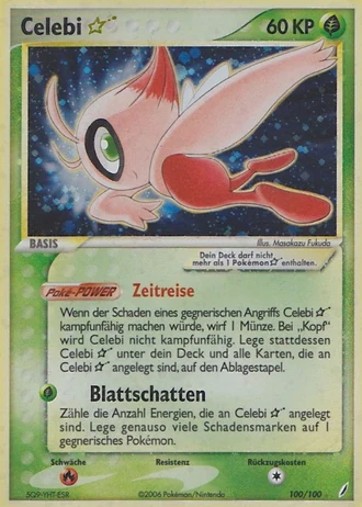 Celebi * #100/100 — EX Crystal Guardians