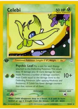 Celebi #16/64 — Neo Revelation