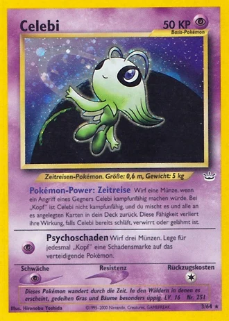 Celebi #3/64 — Neo Revelation