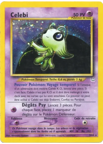 Celebi #3/64 — Neo Revelation