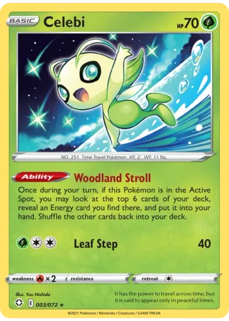 Celebi #3/72 — Shining Fates
