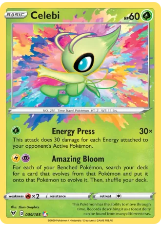 Celebi #9/185 — Vivid Voltage