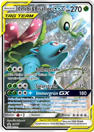 Celebi & Bisaflor GX SM167 — Sonne & Mond Promos