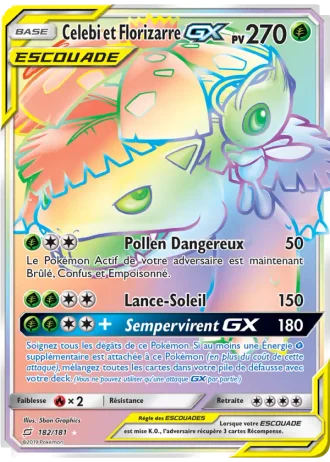 Celebi et Florizarre GX #182/181 — Duo de Choc