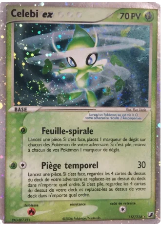 Celebi ex #117 — EX Forces Cachées