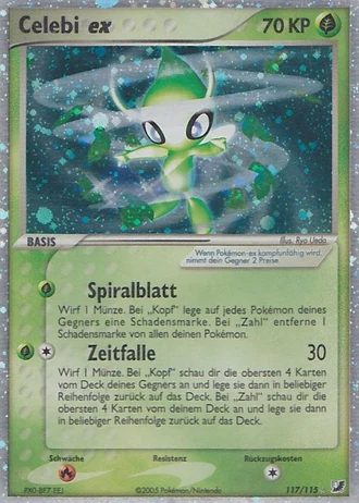 Celebi ex #117/115 — EX Verborgene Mächte