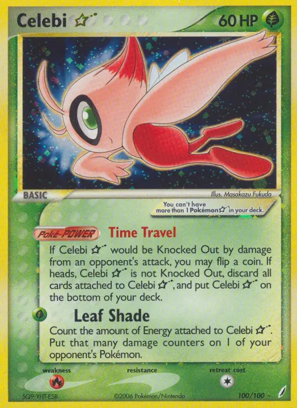 Celebi Gold Star #100 — Crystal Guardians