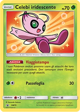 Celebi iridescente SM79 — Sole e Luna Promos