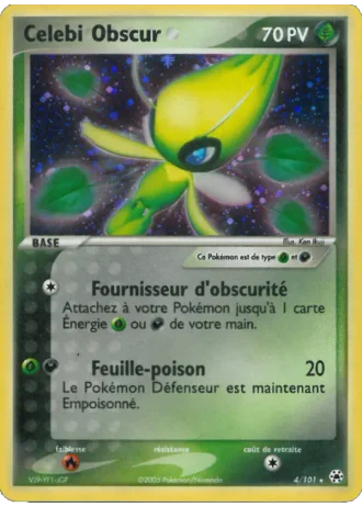Celebi Obscur #4/101 — EX Légendes Oubliées