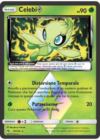 Celebi Prism Star #19/214 — Tuoni Perduti