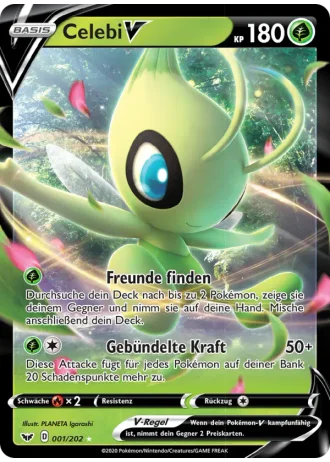 Celebi V #1/202 — Schwert & Schild