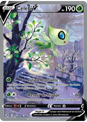 Celebi V #245 — Poing de Fusion