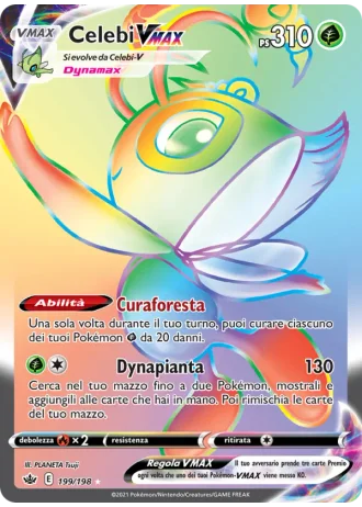 Celebi VMAX #199 — Regno Glaciale