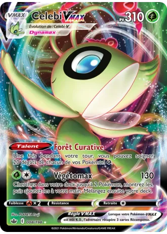Celebi VMAX #8/198 — Règne de Glace