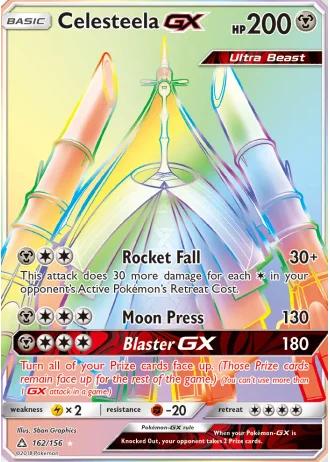 Celesteela GX #162/156 — Ultra Prism