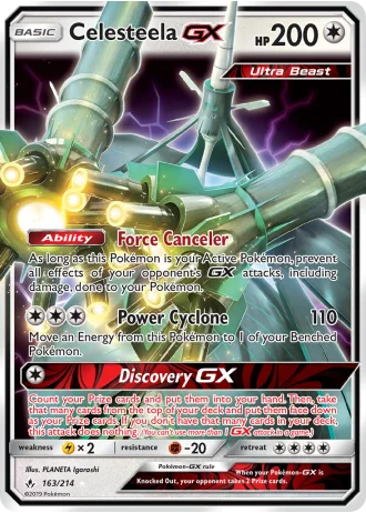 Celesteela GX #163/214 — Unbroken Bonds