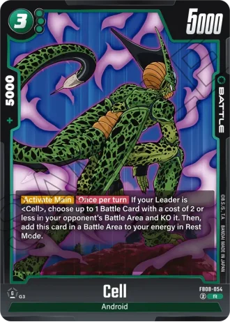 Cell  FB08-054 — Saiyan's Pride (FB08)