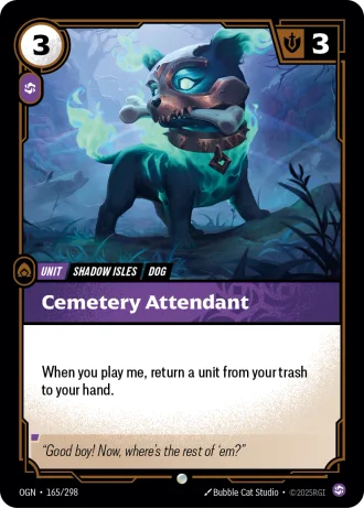 Cemetery Attendant #165/298 — Origins