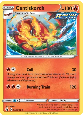 Centiskorch #48 — Fusion Strike