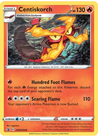 Centiskorch SWSH048 — Sword & Shield Promos