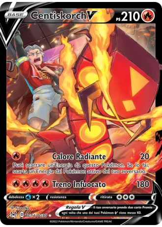 Centiskorch V TG14 — Galleria degli Allenatori (Origine Perduta)