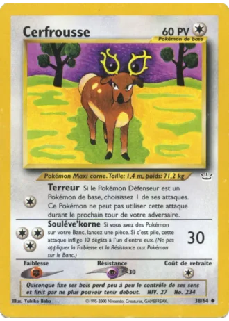 Cerfrousse (première édition) #38/64 — Neo Revelation (1ère Édition)