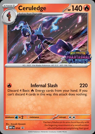 Ceruledge #014 — MEP Black Star Promos