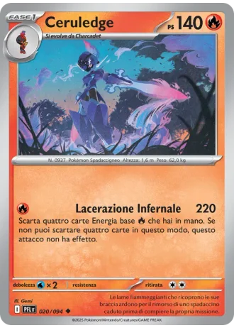 Ceruledge #020 — Flamme Spettrali
