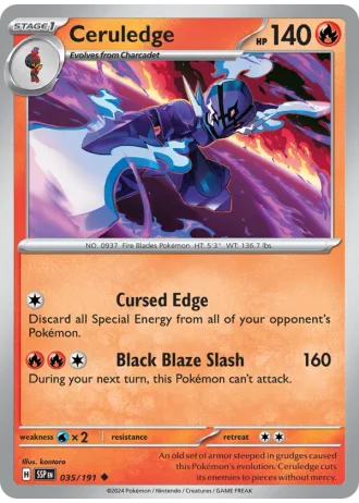 Ceruledge #035/191 — Surging Sparks