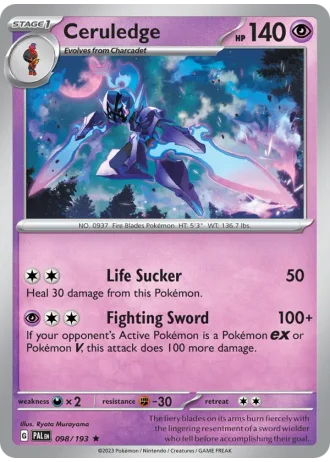Ceruledge #098/193 — Paldea Evolved