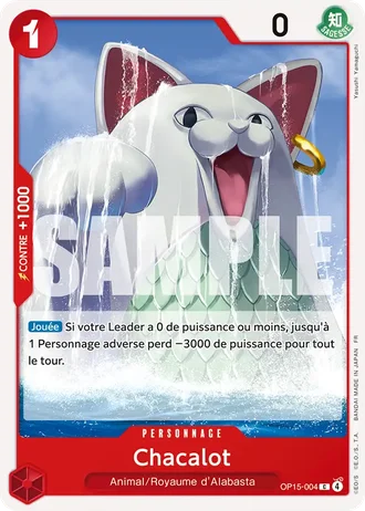 Chacalot (OP15-004) — Aventure sur l'Île de Dieu (OP15-EB04)