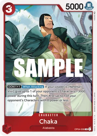 Chaka (OP04-008) — Kingdoms of Intrigue (OP04)
