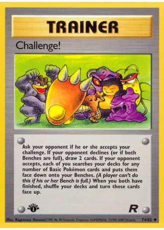 Challenge! (1ª Edizione) #74/82 — Team Rocket (1ª Edizione)