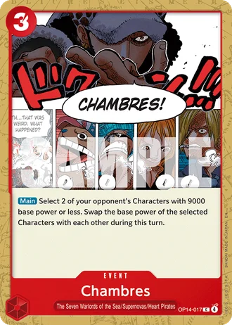 Chambres (OP14-017) — The Azure Sea's Seven (OP14-EB04)