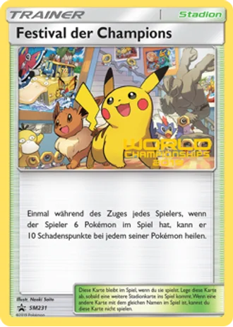 Champions Festival SM231 — Sun & Moon Promos