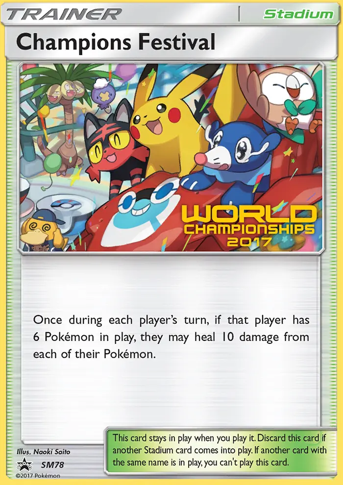 Champions Festival SM78 — Sun & Moon Promos
