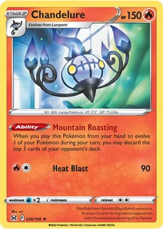 Chandelure #026/196 — Trick or Trade 2023