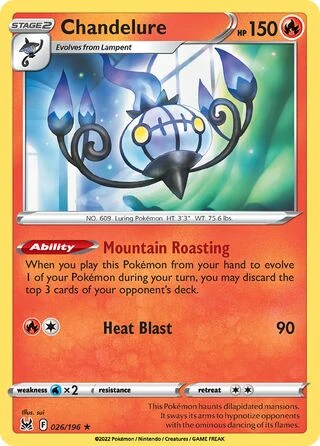 Chandelure #026/196 — Trick or Trade 2023