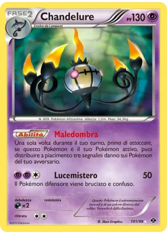 Chandelure #101/99 — Destini Futuri